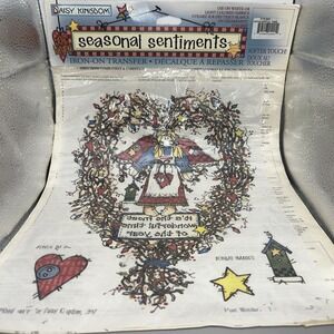 Daisy Kingdom Seasonal Sentiments Iron‎ On Transfer 1997 Wonderful Time